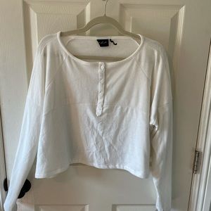 SO soft urban light weight semi cropped sweater